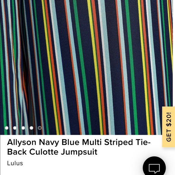 Lulu’s | multicolored striped jumpsuit - Picture 11 of 15